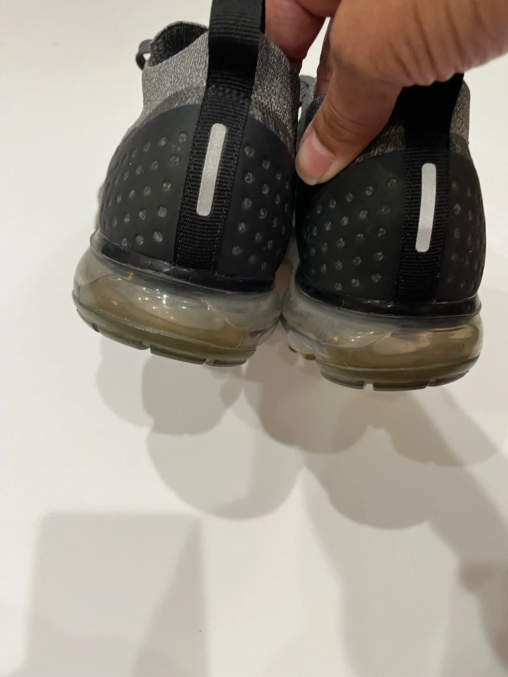 Nike VaporMax Flyknit Charcoal/Black Sneaker‎ Sz. 11